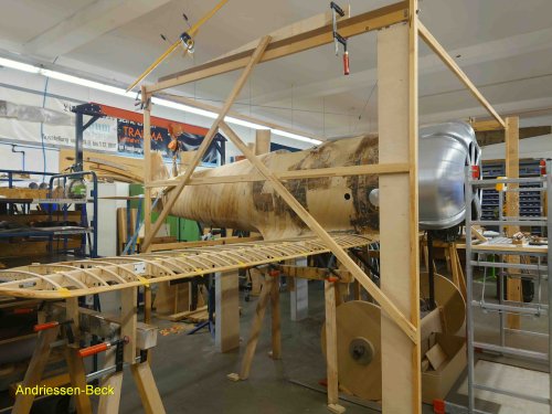 2024 - Inzwischen gibt es einen flugfähigen detailgetreuen Nachbau  –  © Andriessen-Beck